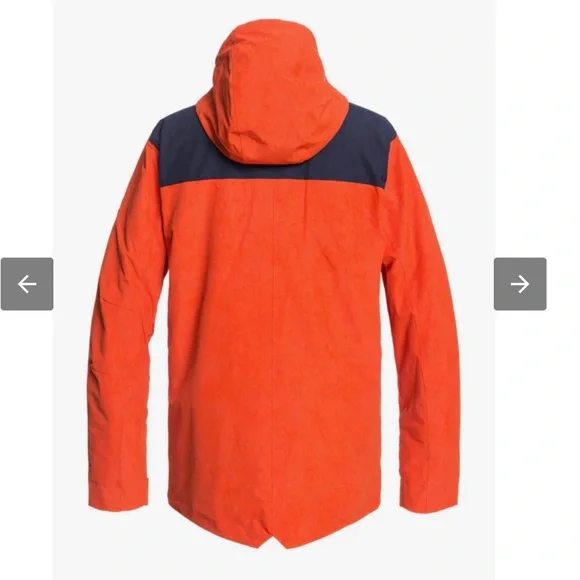 ❄️⛷ QUIKSILVER YOUTH- FAIRBANKS INSULATED SNOW JACKET NWT ⛷❄️ - Picture 10 of 11